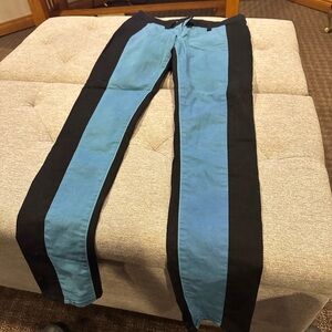 rag & bone pretty Blue and Black Skinny Jeans